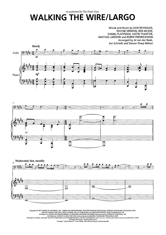 Walking The Wire/Largo (As performed by The Piano Guys)