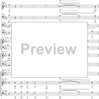 Recitative and Continuation of Grand Finale II from "Aida", Act 2 - Score