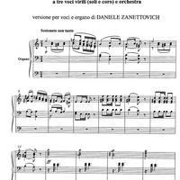 Kyrie a minor - Full Score