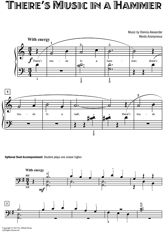 There's Music in a Hammer