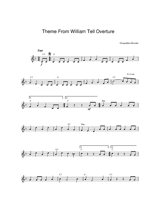 William Tell Overture