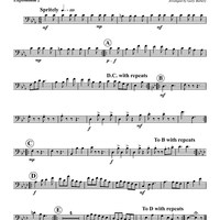 An English Christmas Country Dance - Euphonium 2 BC/TC