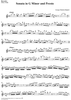 Sonata in G Minor and Presto - Recorder (F)/Flute/Violin