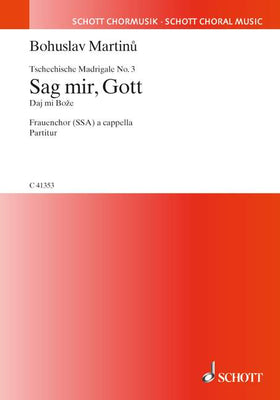 Tschechische Madrigale · Ceské madrigaly - Choral Score