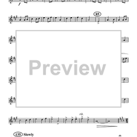 Simple Gifts - Clarinet 3 in B-flat (op. Alto Cl.)