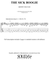 The Sick Boogie (No MP3)