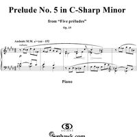 Prelude No. 5 in C-sharp Minor, Op. 15, No. 5