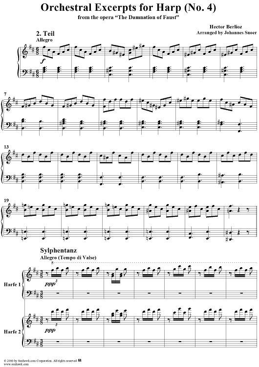 The Damnation of Faust, op. 24 (Harp Excerpt)