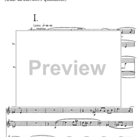 Tre odi saffiche - Score