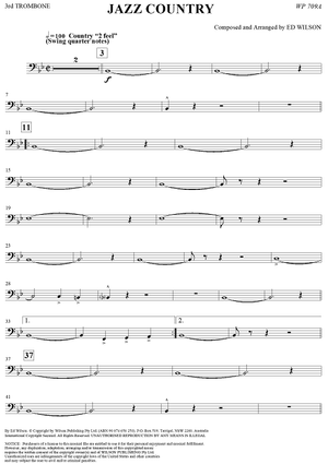 Jazz Country - Trombone 3
