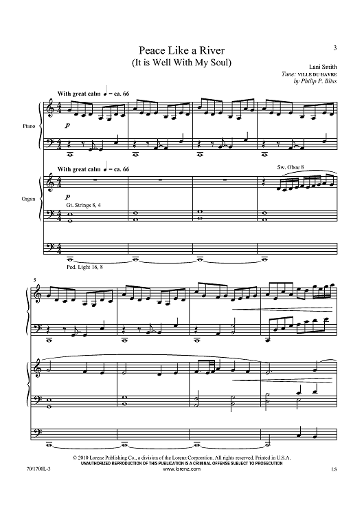 Peace Like a River (It is Well With My Soul)