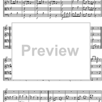 Divertimento No. 7 D Major KV205 - Score