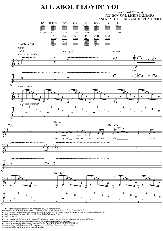 All About Lovin' You