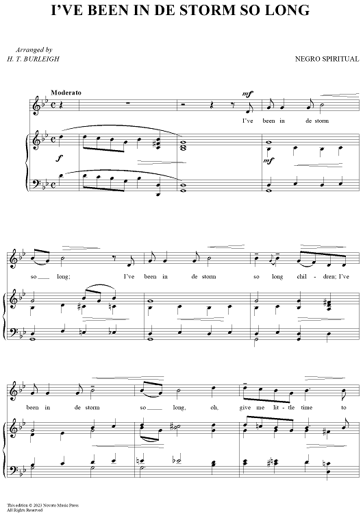 I've Been In De Storm So Long