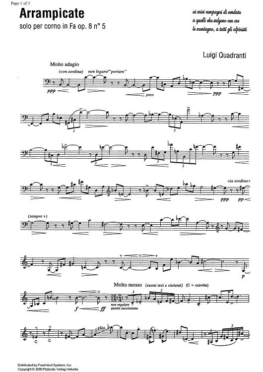 Arrampicate Op. 8 No. 5