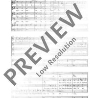 Concerted mass - Choral Score