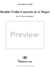 Double Violin Concerto in A Major    - from "L'Estro Armonico" - Op. 3/5  (RV519) - Violin 3
