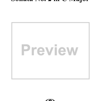 Sonata No. 2 in C Major - Piano