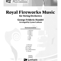 Royal Fireworks Music - Score