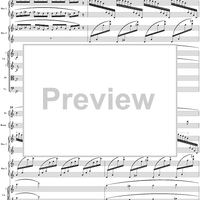 Le carnaval des animaux, No. 7: Aquarium - Score