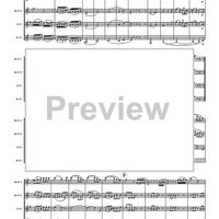Allegro from "String Quartet 17" - Score