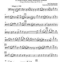 Mendelssohn Songs: Volume 2 for Cello Quartet - Cello 3