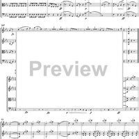 String Quartet No. 10 in E-flat Major, Op. posth. 125, No. 1 - Score
