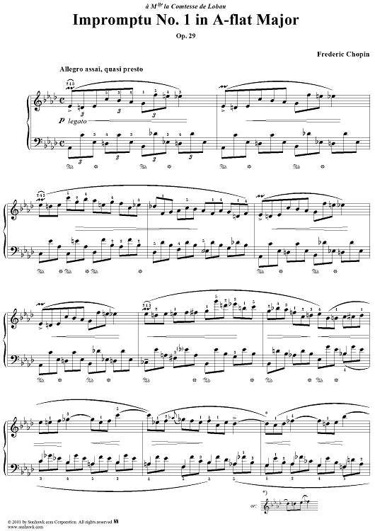 Impromptu No. 1 in A-flat Major, Op. 29