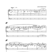 Contrapunctus No.1 from The Art of Fugue