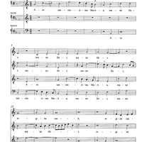 Ave sanctissima Maria - Score