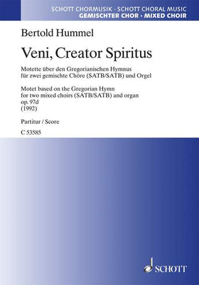Veni, Creator Spiritus - Score