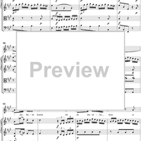 "Erwache, erwache", No. 3 from "Die Schuldigkeit des ersten Gebotes", K35 - Full Score