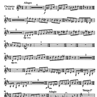 Cantico  3 - B-flat Clarinet 2