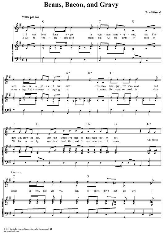 Beans, Bacon, and Gravy