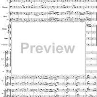 Orchestral Suite No. 3 in D Major - Score