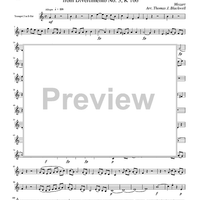 Allegro from Divertimento No. 3, K 166 - Trumpet 2 in Bb