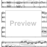 String Trio Bb Major D581B - Score
