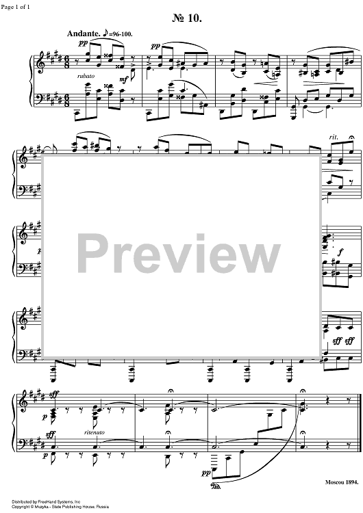 Prelude Op.11 No.10