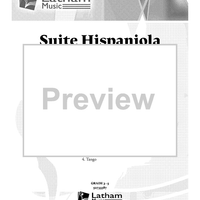 Suite Hispaniola for Cello Quartet - Score