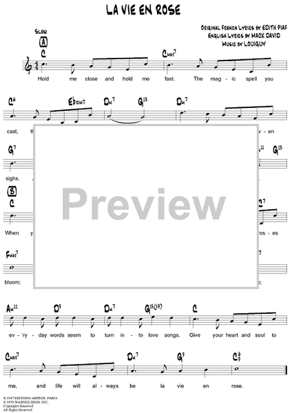 La Vie En Rose