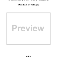 Thanks, for Thy Hand, Op. 21, No. 4