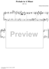 Praelude for Clavier in A Minor  (BWV 931)