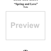 Lenz und Liebe ("Spring and Love") Waltz - Viola