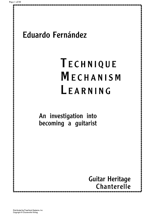 Technique, Mechanism and Learning