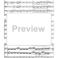 Symphonia No. 4 in D Major - for String Orchestra and Percussion - Score