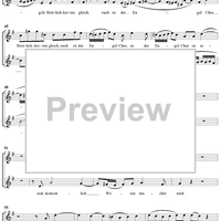 "Die Armut, so Gott auf sich nimmt", Duet, No. 5 from Cantata No. 91: "Gelobet seist du, Jesu Christ" - Soprano and Alto
