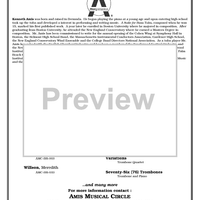 Preludes for Trombone No.1-5 - Introductory Notes