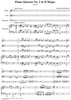 Piano Quartet No. 2 in D Major, WoO 36 - Piano Score