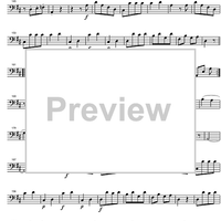 Divertimento No. 7 D Major KV205 - Bassoon/Double Bass