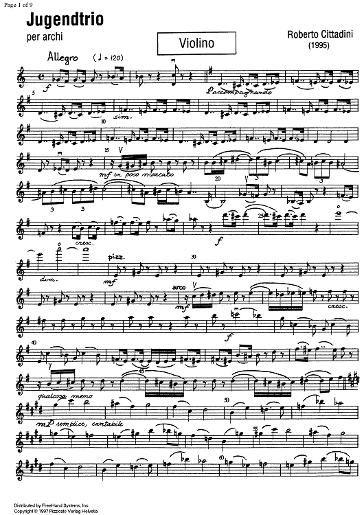 Jugendtrio - Violin